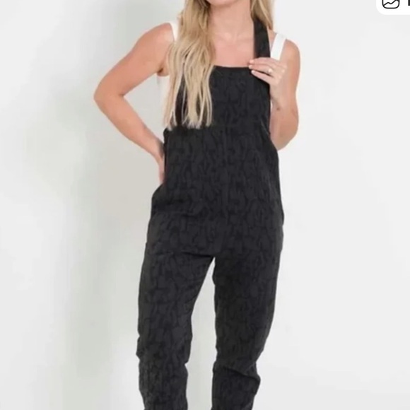 Smash + Tess Pants - smash tess hilary duff overalls xxs black